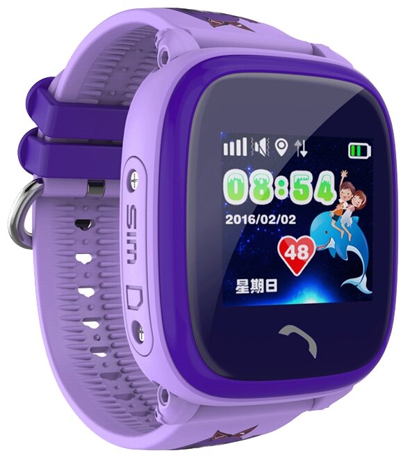 Детские умные часы Smart Baby Watch DF25, фиолетовый