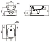 Биде Ideal STANDARD Playa J492801