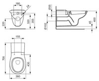 Унитаз Ideal STANDARD San Remo R340201