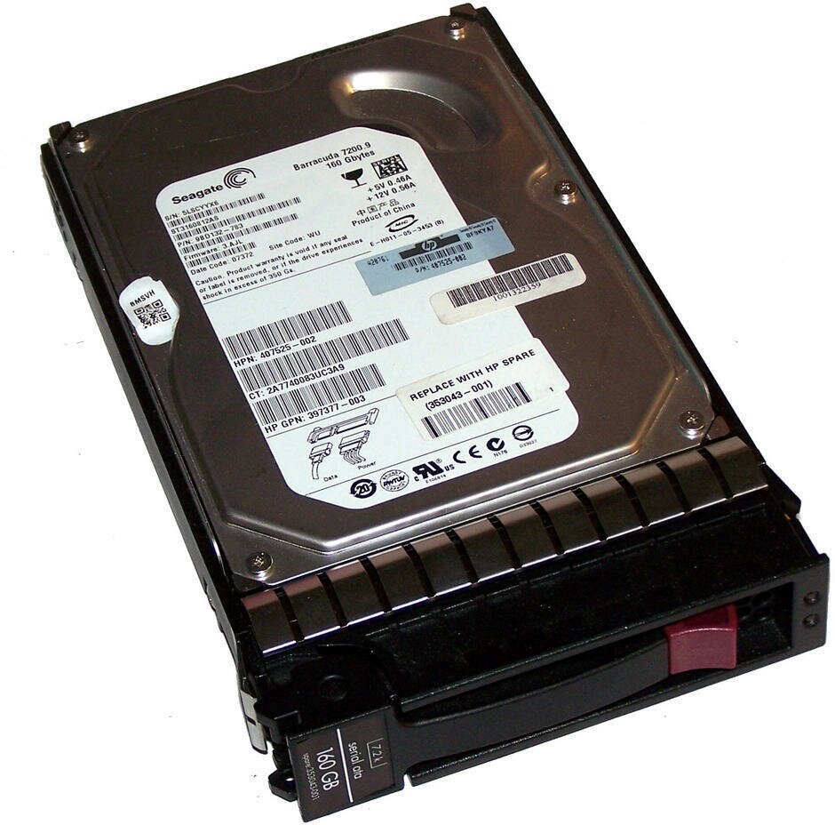 Жесткий диск HP 160GB 7.2K SATA Entry 483096-001