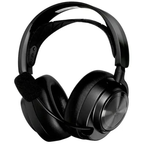 Наушники с микрофоном беспроводные SteelSeries Arctis Nova Pro черные радиоканал Bluetooth 53254₽