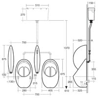 Писсуар Ideal STANDARD Contour S611901