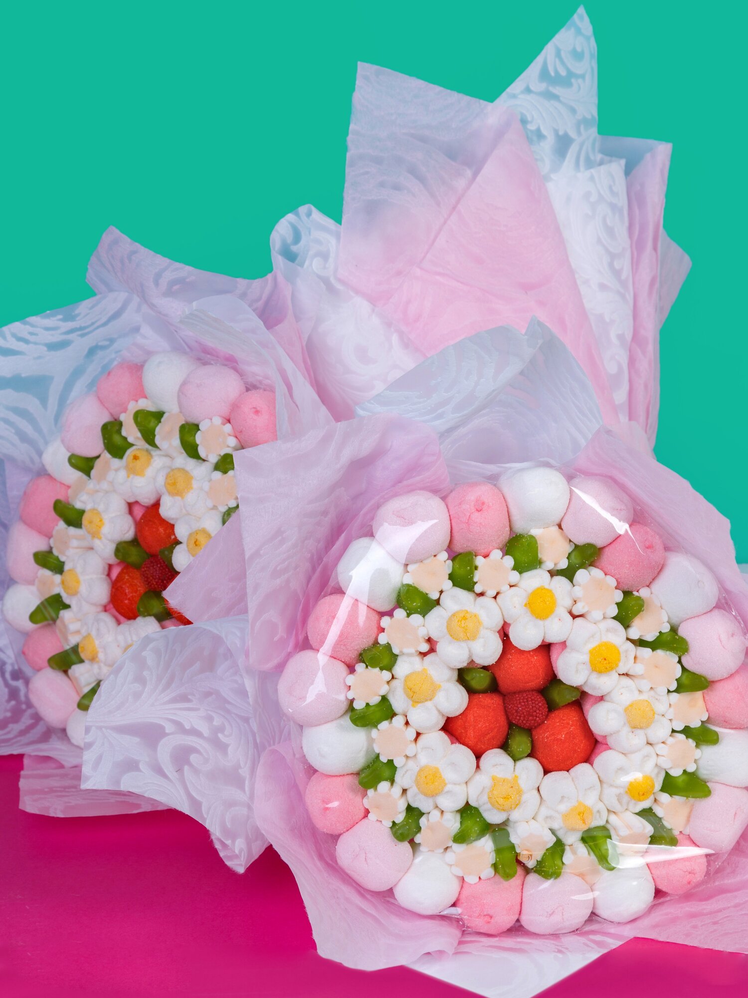 Сладкий мармеладный букет из конфет и сладостей / Подарок подруге, маме и бабушке / Съедобный букет на день рождения - фотография № 8