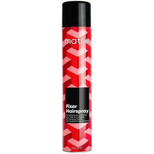 matrix лак спрей fixer hairspray for holding and securing 400 мл Matrix Fixer Лак-спрей для подвижной укладки 400мл