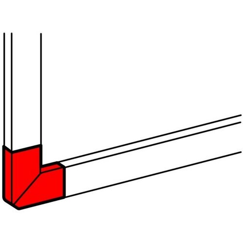 Legrand Угол плоский 90° - для односекционных кабель-каналов DLP 50х105 010786 1 шт.