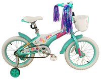 Детский велосипед STARK Tanuki 16 Girl (2018) голубой/розовый (требует финальной сборки)