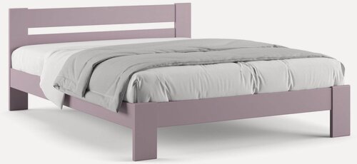 Изображение товара Розовая двуспальная кровать Дрёма Натура "Сибирь" 120x190, с ламельным основанием