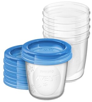 Philips AVENT Контейнеры для хранения грудного молока 180 мл (SCF619)