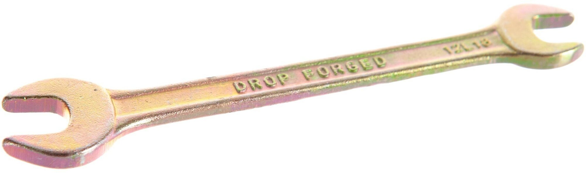 Ключ рожковый, 8 х 10 мм, желтый цинк Сибртех - фотография № 11