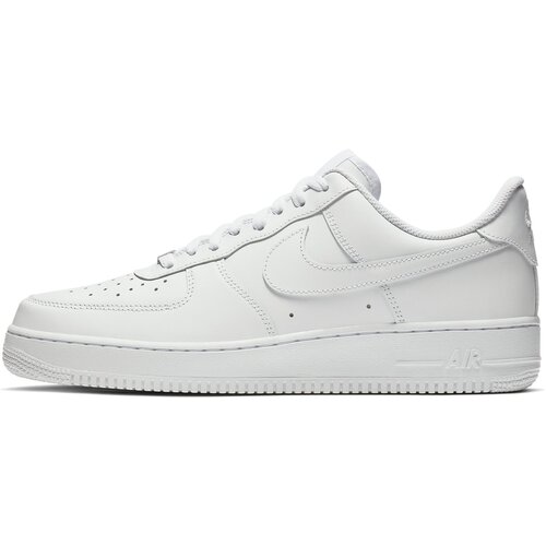 Кроссовки NIKE Air Force 1, баскетбольные, натуральная кожа, размер 11 US, белый