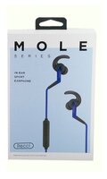 Наушники Recci Mole REB-H01 red