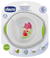 Комплект посуды Chicco 2-в-1 (068260) зеленый