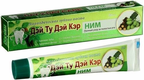 Аюрведическая Зубная Паста (Дэй Ту Дэй Кэр) Ним, 50 г