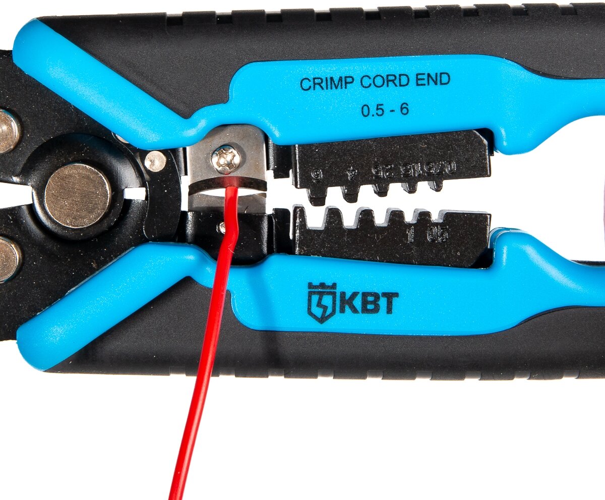 Стриппер сечение 0,05-10 кв.мм КВТ автоматический (87581) WS-18 для снятия изоляции - фотография № 3