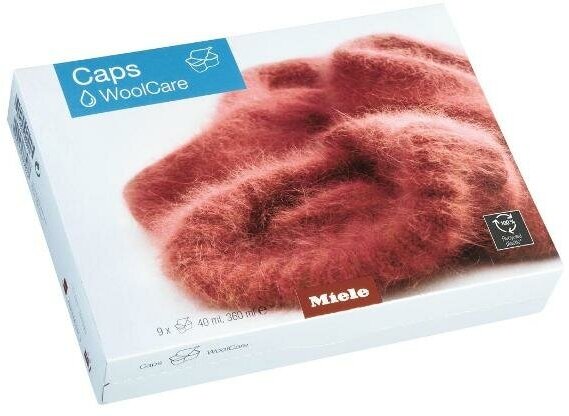 фото Средство для стирки деликатных тканей и изделий из шерсти Miele WoolCare Caps 9 шт 11997170RU