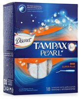 TAMPAX тампоны Pearl Super Plus 18 шт.