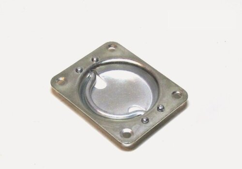 Изображение товара Ручка для погреба ноэз РП-80 SL, накладная, 85x105 мм, цинк, с саморезами