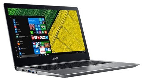 Acer 14 Ноутбук Acer Swift 3 SF314-52G-82UT 1920x1080 Intel Core i7 18 ГГц RAM 8 ГБ SSD 256 ГБ GeForce MX150 Win10 Home NXGQWER006 синий