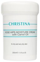 Christina ROSE HIPS MOISTURE CREAM WITH CARROT OIL FOR DRY AND VERY DRY SKIN Увлажняющий крем с масл