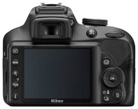 Зеркальный фотоаппарат Nikon D3400 Kit черный 18-55mm non VR AF-P