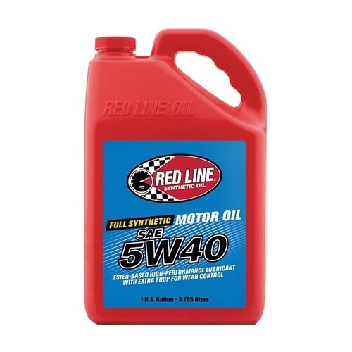 Синтетическое моторное масло RED LINE 5W40, 3.785 л