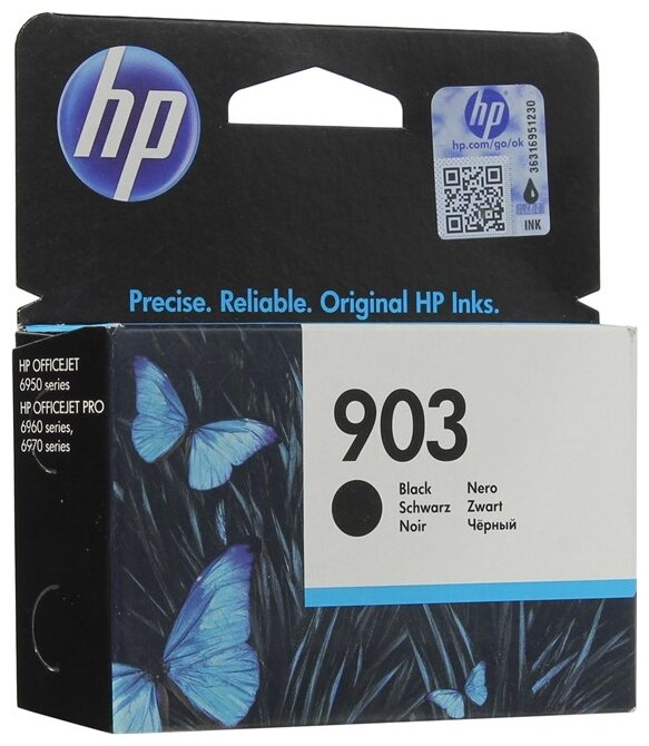 Картридж оригинальный HP T6L99AE (№903) Black