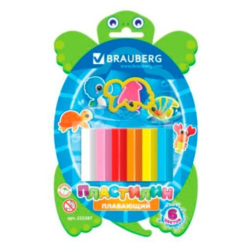 фото Пластилин BRAUBERG плавающий 6