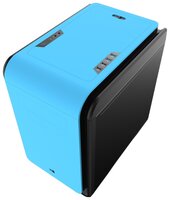 Компьютерный корпус AeroCool Dead Silence Cube Blue Window Edition