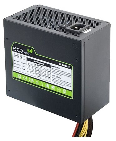 Блок питания Chieftec GPE-600S 600W черный BOX