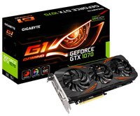 Видеокарта GIGABYTE GeForce GTX 1070 1620MHz PCI-E 3.0 8192MB 8008MHz 256 bit DVI HDMI HDCP Retail