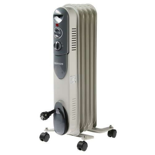 Обогреватель Zerten UZT-10 масляный 1000 Вт 5 секций до 10м белый 356000₽