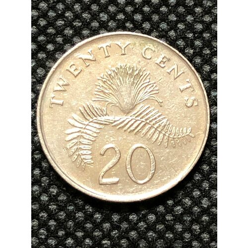 Монета Сингапур 20 центов 2009 год 5-5 монета сингапур 20 центов 2009 год 5 5