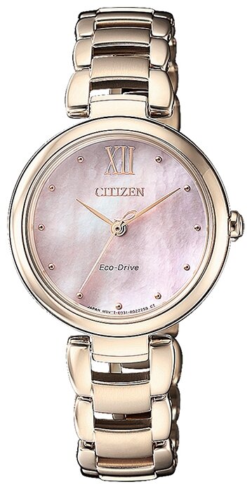 Наручные часы CITIZEN Eco-Drive, розовый