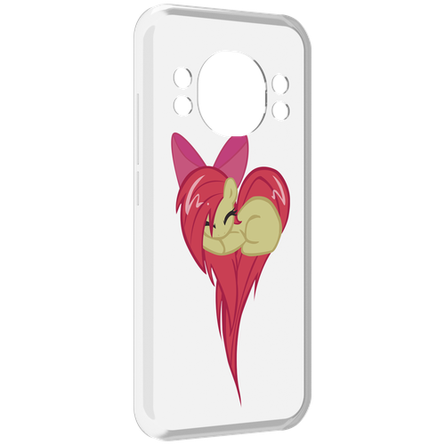 Чехол MyPads сердце-из-пони для Doogee S98 / S98 Pro задняя-панель-накладка-бампер чехол mypads сердце из пони для doogee s51 задняя панель накладка бампер