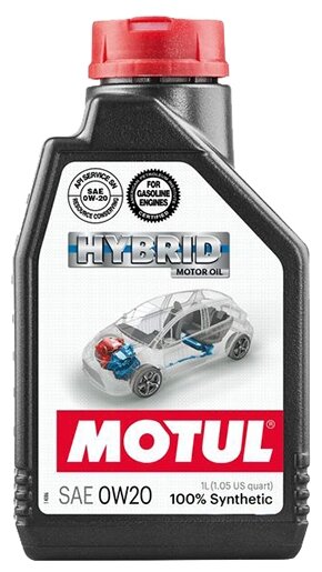 Масло моторное Motul Hybrid 0W-20 синтетическое 1 л 107141