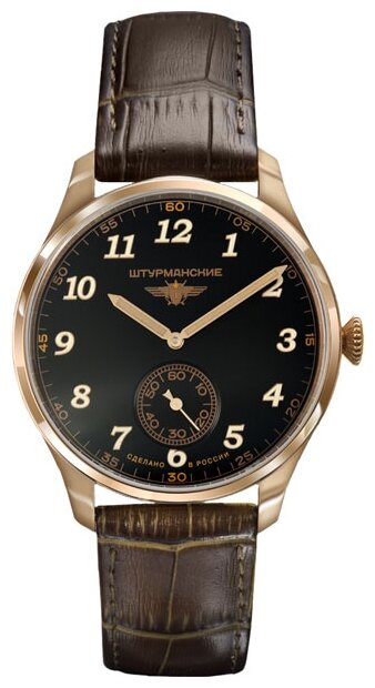 Наручные часы Штурманские VD78-6819424, золотой, черный