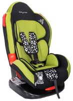 Автокресло группа 1/2 (9-25 кг) Baby Care BC-02 Люкс Леопардик оранжевый