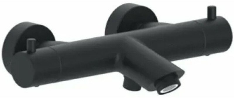 Смеситель для ванны с душем Paffoni Light LIQ022NO с термостатом Черный матовый