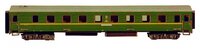 Сборная модель Умная Бумага Спальный вагон (зеленый) (295-2) 1:87