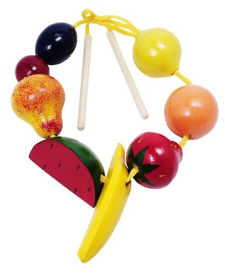 Развивающая игрушка RNToys Фрукты-ягоды (Д-342), разноцветный