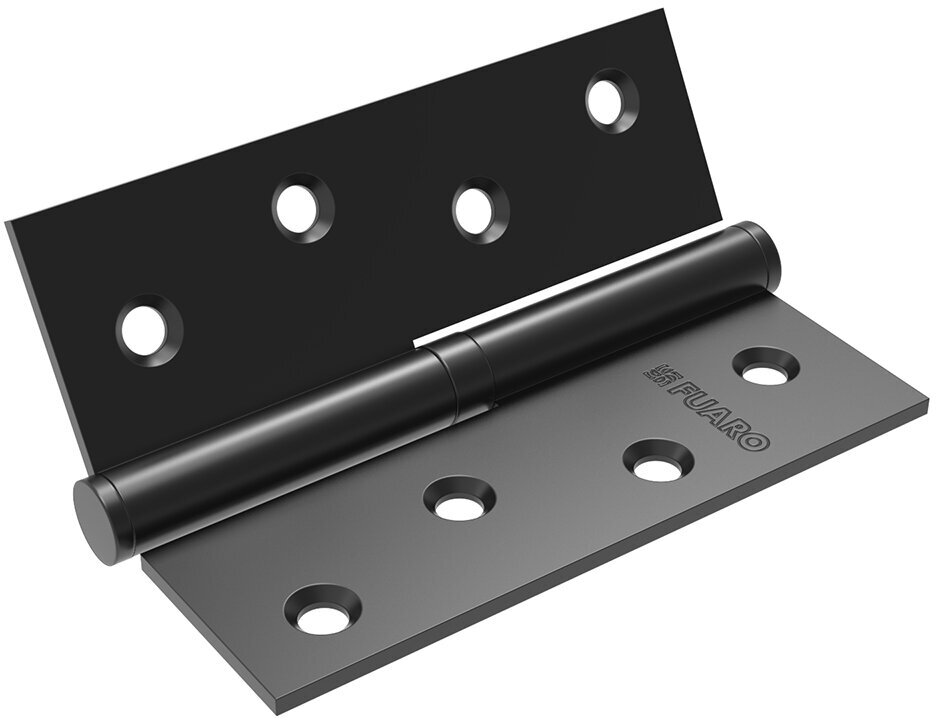 Комплект 4 шт. - Петля Fuaro (Фуаро) съемная IN4430SR-BL BL правая (413/BL-4 100x75x2,5) черный матовый блистер