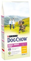 Корм для собак DOG CHOW Adult Small Breed с курицей для взрослых собак малых пород (2.5 кг)