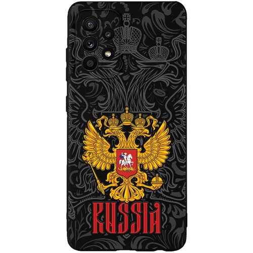 Силиконовый чехол Mcover для Samsung A33 с рисунком Russia