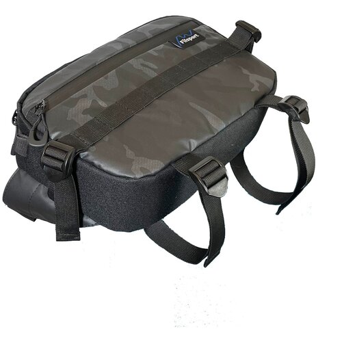 Сумка TOUR на пояс Filsport серая 31х18х8 см