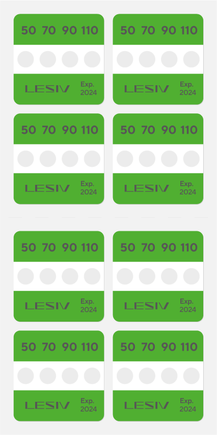 Термоиндикатор Lesiv L-Mark 4T 8 шт.