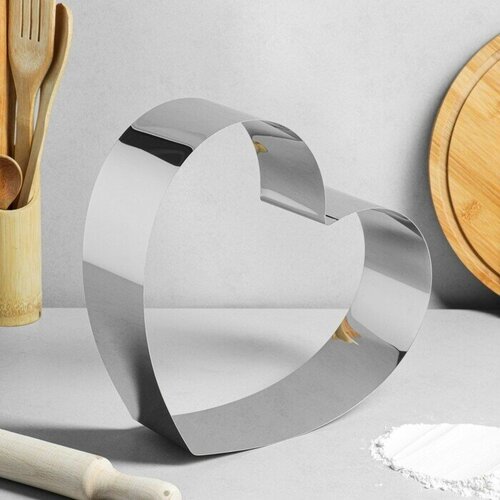 Форма для выпечки и выкладки Сердце h-85 см 28 х 28 см 914₽