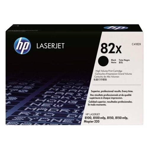 Картридж HP C4182X, 20000 стр, черный картридж cactus cs c4182xr c4182x для hp lj 8100 8150 mopier 320 20000 страниц цвет чёрный