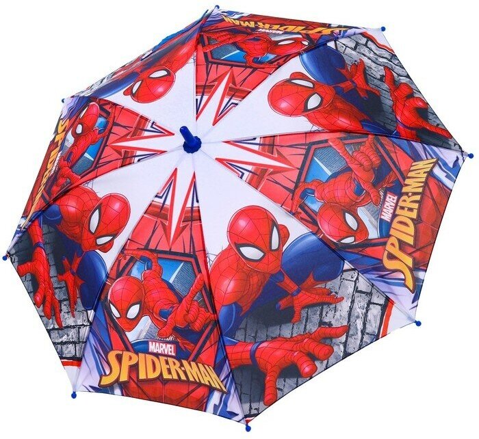 Зонт детский. Человек паук красный 8 спиц d=86 см 9373298