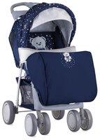 Прогулочная коляска Lorelli Foxy (с накидкой) 1833 grey my teddy