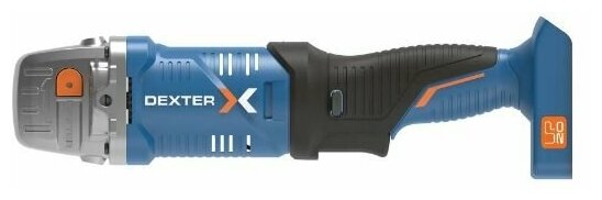 УШМ (болгарка) аккумуляторная Dexter 20VAG2-125.1, 20 В Li-ion, 125 мм, без АКБ и ЗУ - фото №2